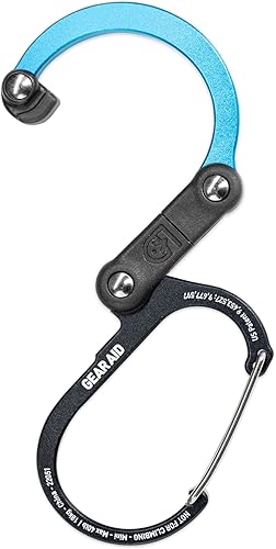 Miniatura 9 de GEAR AID HEROCLIP - Mosquetón pequeño con clip y gancho para colgar bolsos, bolsos, linternas, cochecitos, herramientas, cascos, botellas de agua y