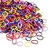 Produktbild Zingso Haarband aus Gummi, klein, elastisch, 1000 Stück, mehrfarbig, für Kinder und Mädchen
