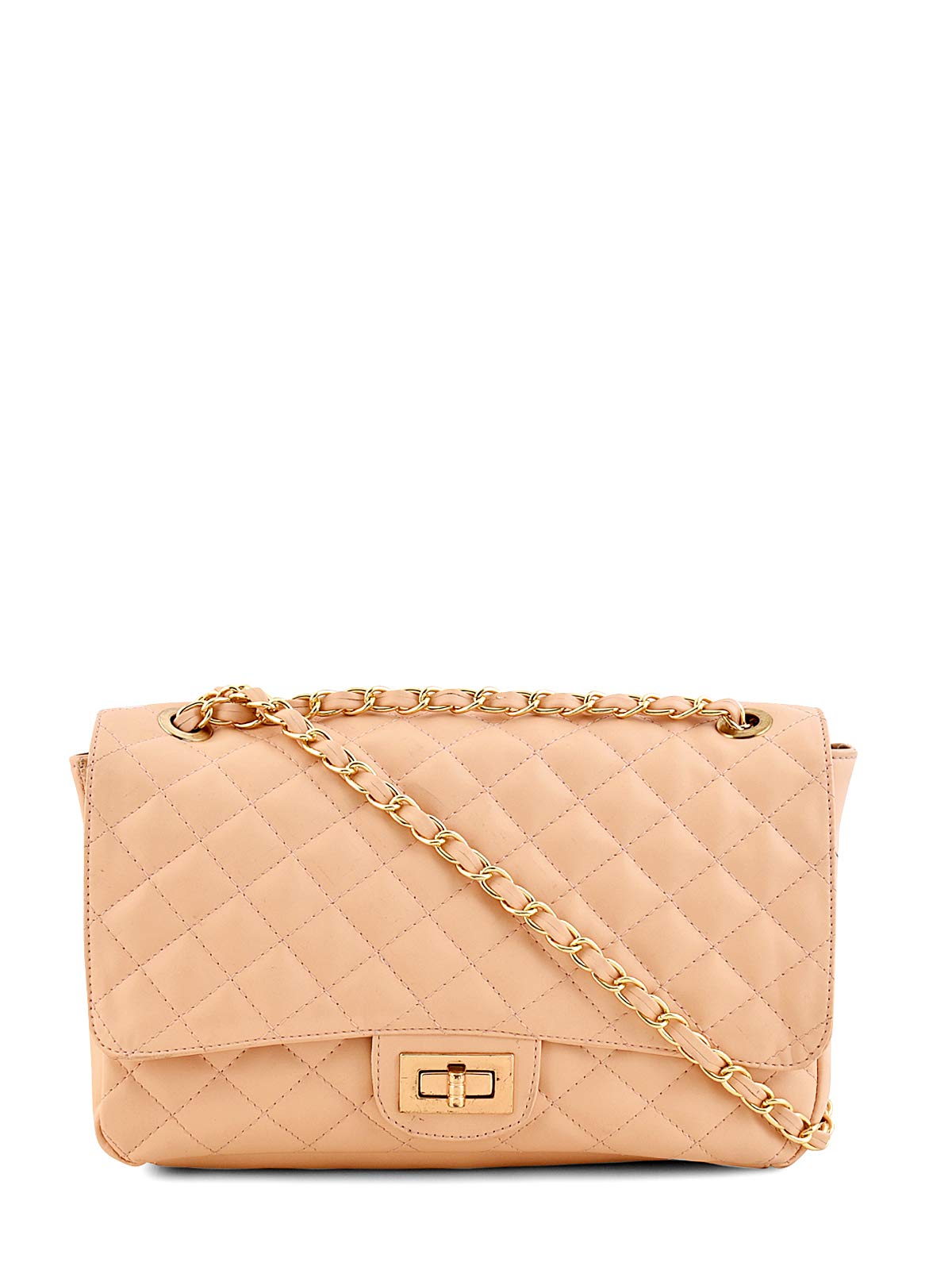 Lychee bags Women Pu Quilted Peach Sling And Handbags (B08JSYMSVP) Amazon Price History, Amazon Price Tracker