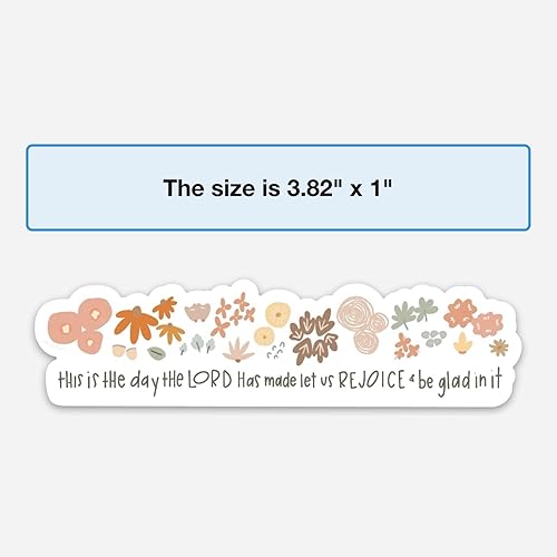 Miniatura 6 de Christian sticker | Faith stickers by swaygirls | Bible verse quote stickers about God, Jesus, scripture | Religious decals | This is the day the