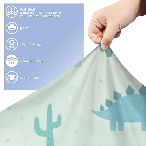 Miniatura 3 de Lindos juegos de edredón de dinosaurios de dibujos animados para niños y niñas, tamaño King, 3 piezas de microfibra ultra suave, 1 edredón y 2