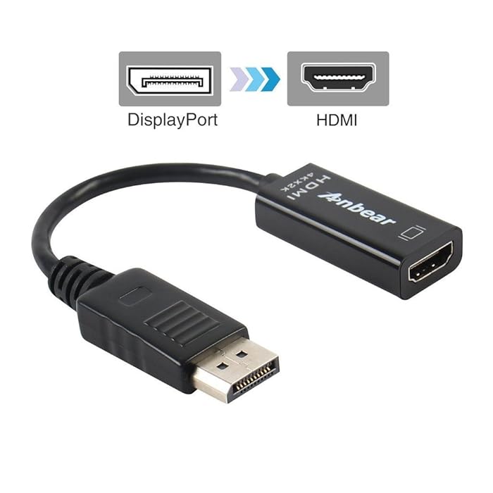 Buy DisplayPort 1.2 to HDMI,Anbear Display port to HDMI Adapter 4K*2K