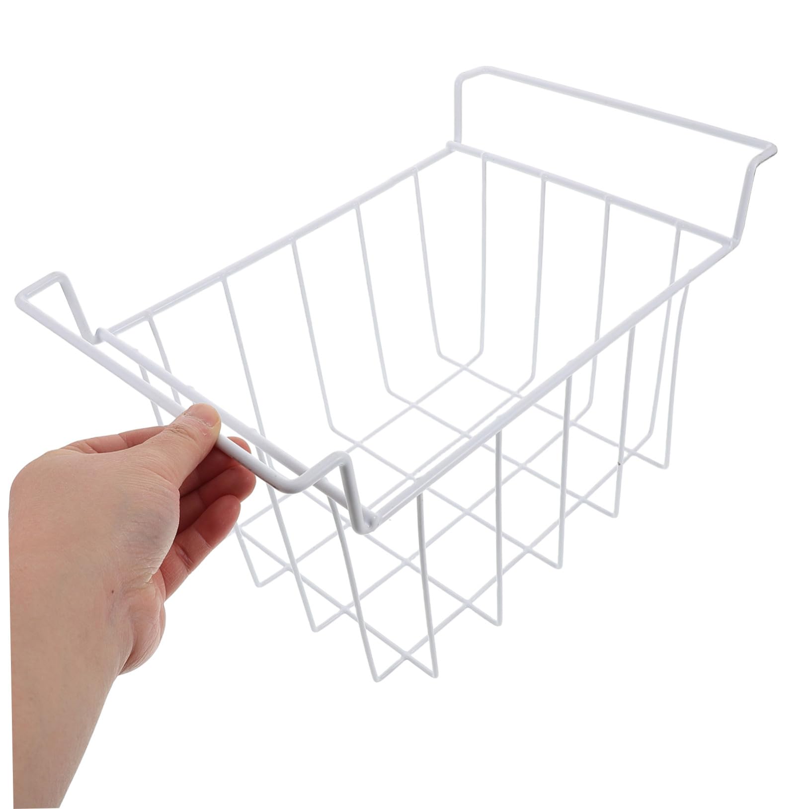 Lot De 2 Paniers De Rangement En Fil Métallique Pour Congélateur Organiseurs De Congélateur Bacs Suspendus Coffre En Métal Étagères De