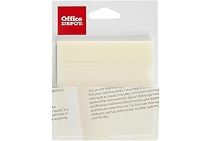 Brand Translucent Sticky Notes, 3" x 3" Transparent, Pad of 50 Notes
