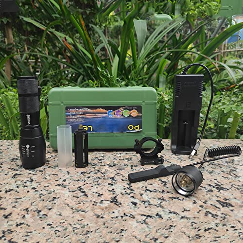 Adjustable Ir Illuminator For Night Vision Scope 350 Yard, Best Weapon Mounted Infrared Flashlight 850Nm For Rifle Predator Coyote Hog Hunting A Necessity For Law Enforcement #TOP6