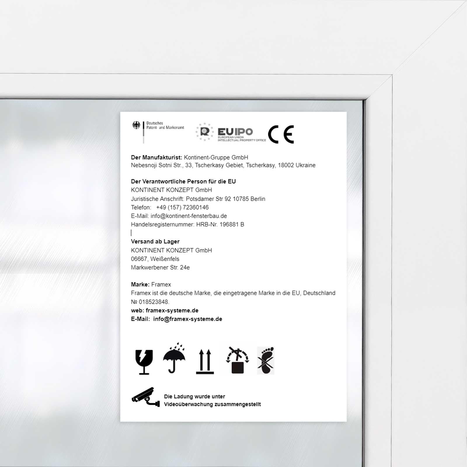 Ventana Fija de Plástic: Ventana Para Sótanos (Ancho x Alto: 75 x 80 cm), Ventana Blancas, Ventana de Doble Acristalamiento, Cristal Transparente (Ancho x Alto: 750 x 800 mm).