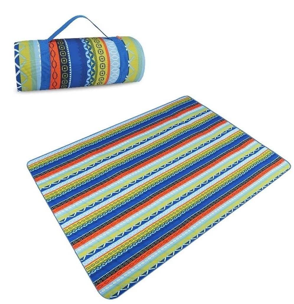 CVdrtyED Picnic Blanket Machine Washable Beach Blanket Waterproof Picnic Portable Mat Suitable For Outing Camping Outdoor Mat(A)