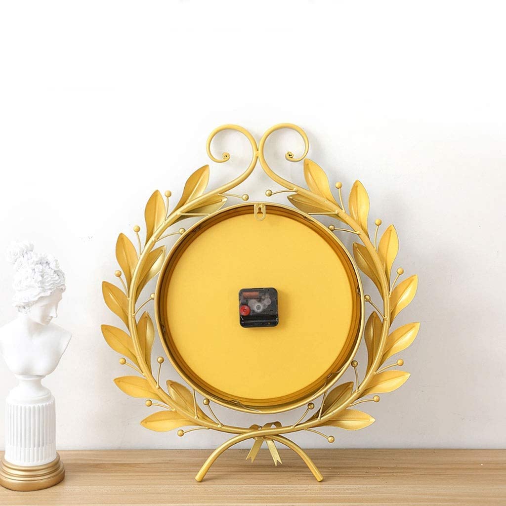 Orologio Parete Orologio Da Parete Retrò Al Quarzo Moderno Decorativo Silenzioso Senza Ticchettio Facile Leggere Home Office Decorazione Interna(A,55x49cm)