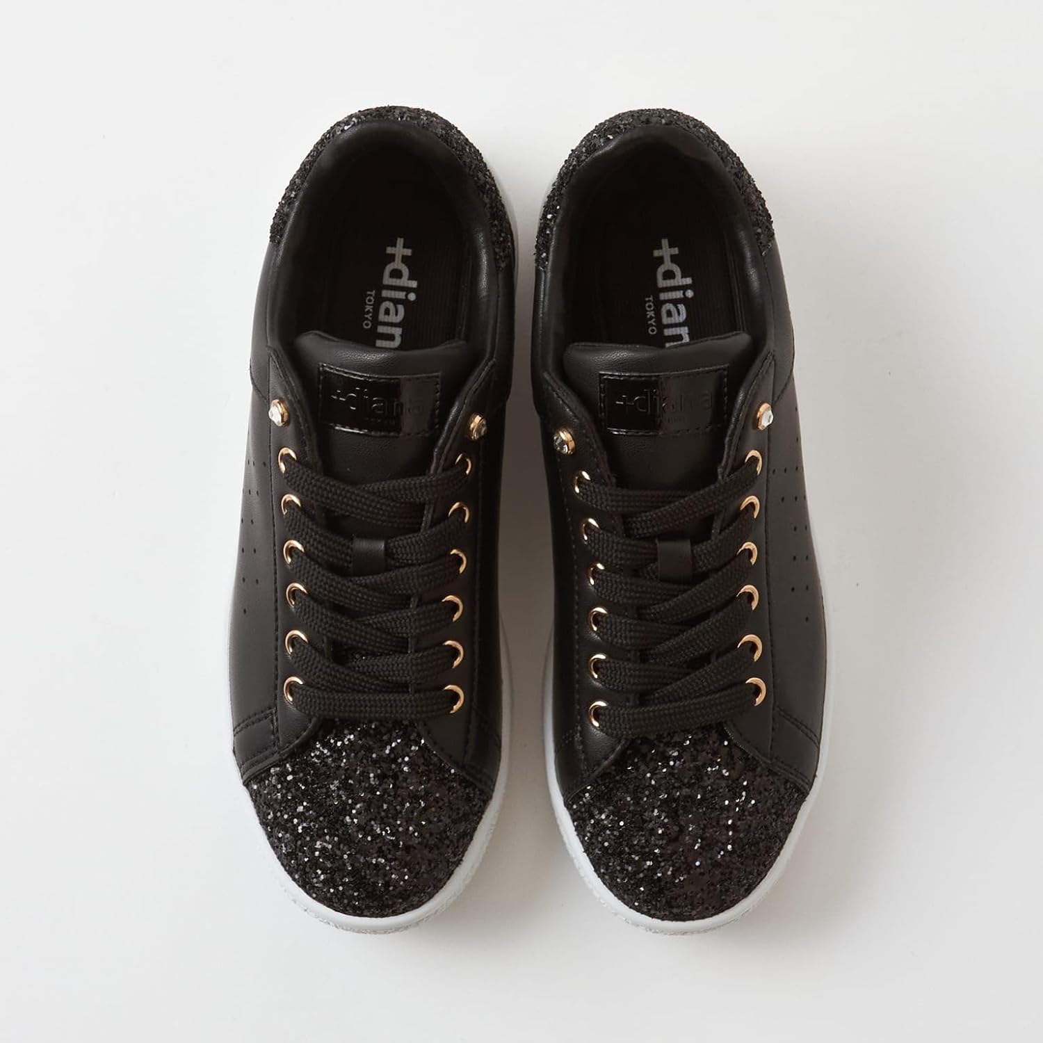 ダイアナ] ﾌﾟﾗｽﾀﾞｲｱﾅ スニーカー カジュアル コンビ シンプル BL42540