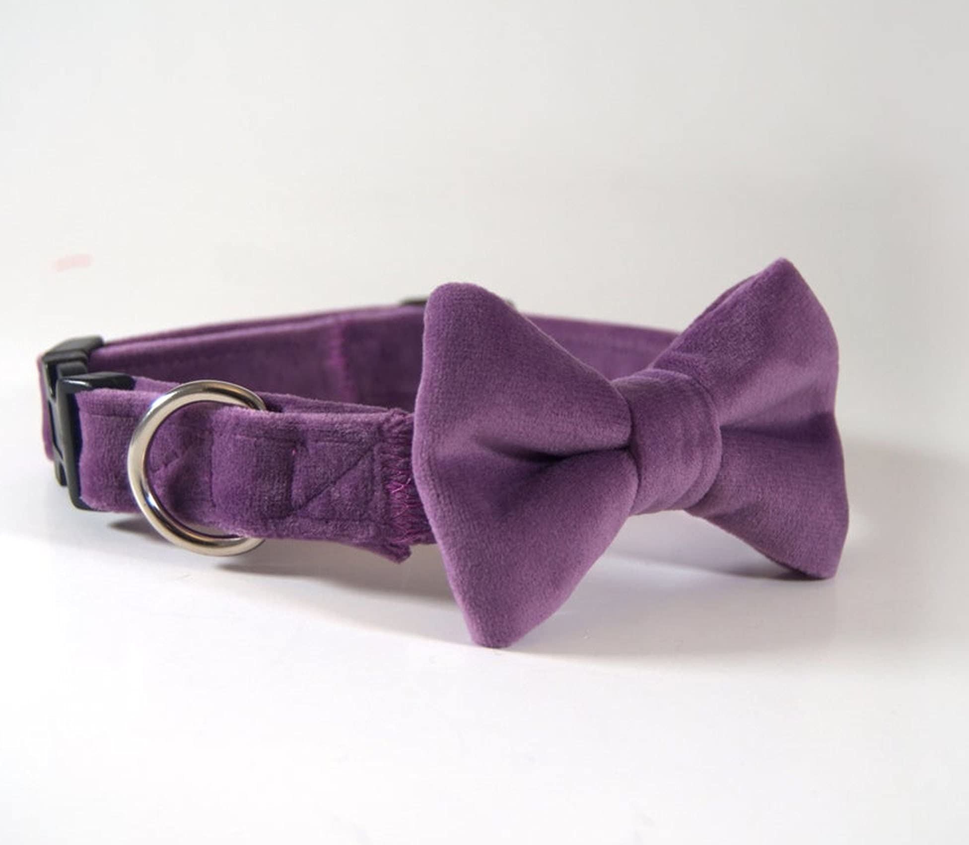 RR Design Velvet Dog Bow Tie/Dog Bow-Tie/Dog Gift With Collar Or Neck Gear (Adjustable)-Medium-Blue (Purple),?10 cm,W_10 cm (B09BB9CNYZ) Amazon Price History, Amazon Price Tracker