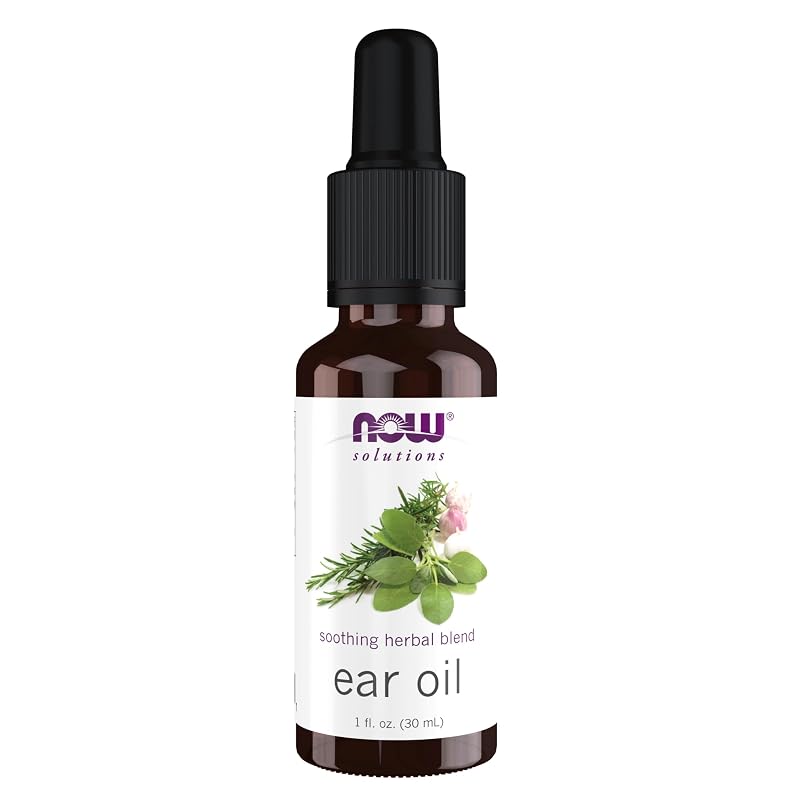 Óleo para Cuidados dos Ouvidos NOW, Blend Herbal, 29,57 mL