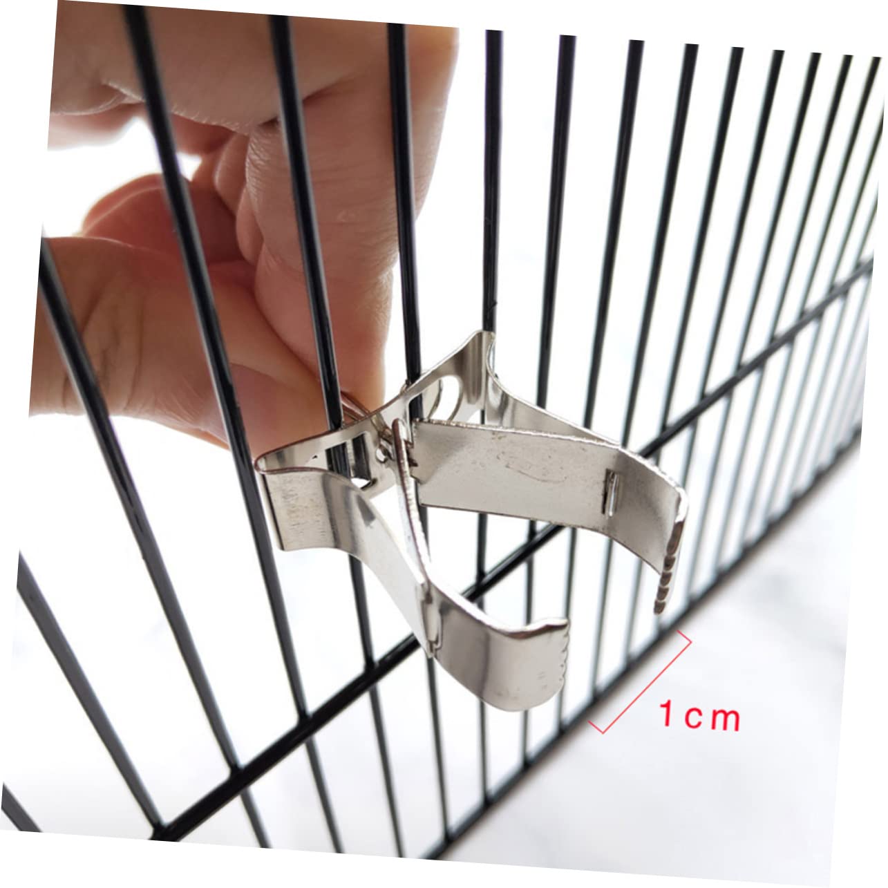 POPETPOP Lot De 3 Mangeoires À Fruits pour Perroquets Mangeoires À Oiseaux pour Cage Matériau en Cuivre Et Boucle Arrière Installation Facile 4 Pièces X 3