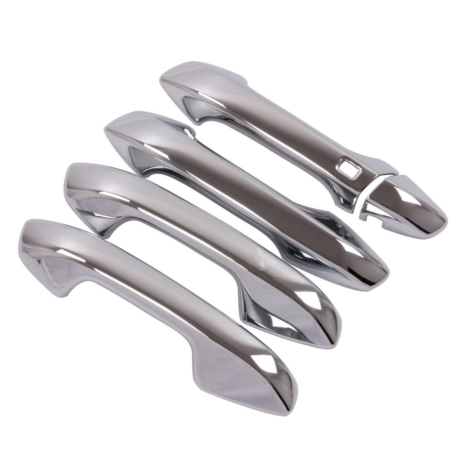 Qwqthgs One Color Car Exterior Door Handle Cap For Kia Seltos K3 2019-2022 Styling Accessories Decal Overlays Chrome Car Door Handle Cover Trim Sticker(1 Button)