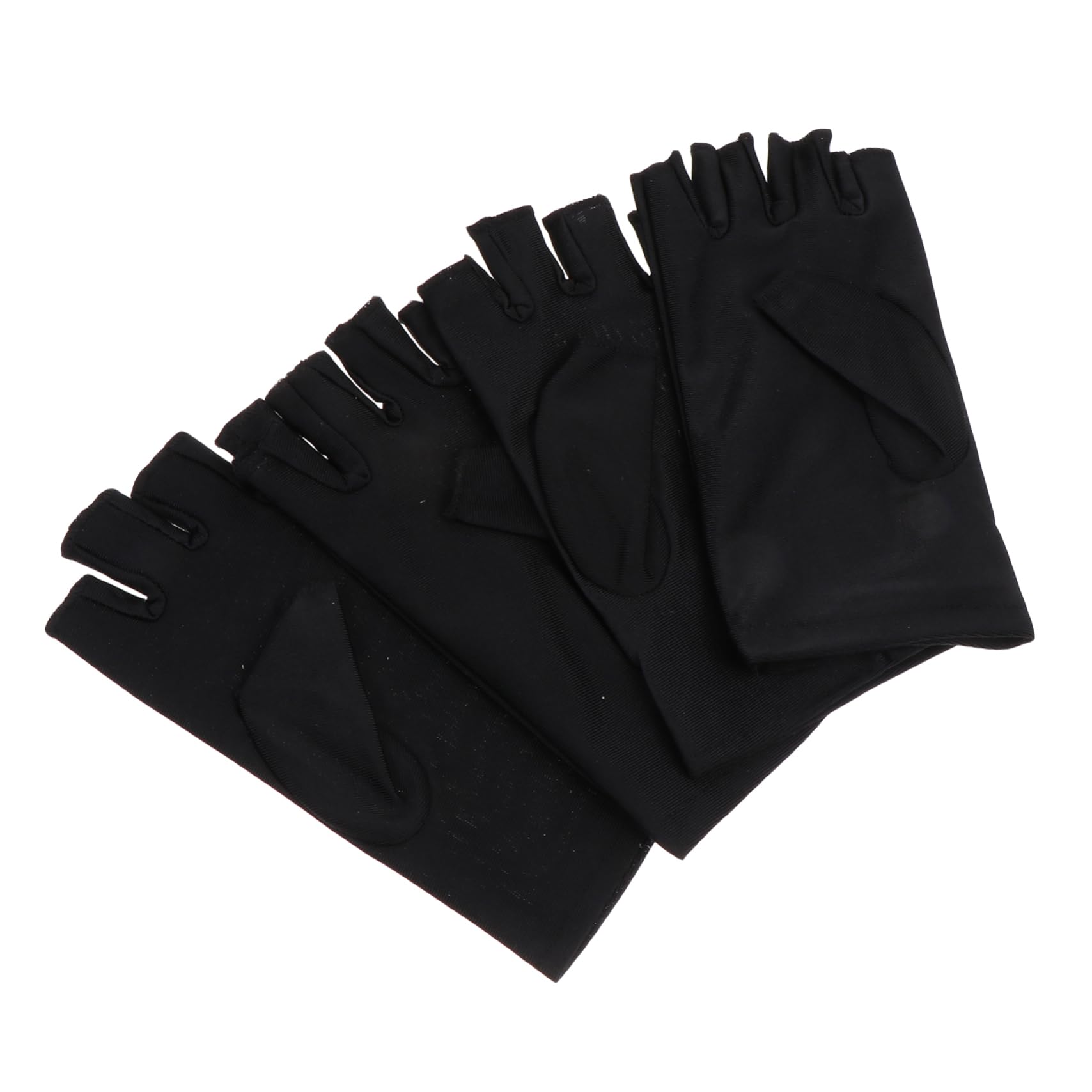 VANZACK 2Pairs Half Finger Slip Gloves Breathable Unisex Cycling and Outdoor Gloves Pack for Riding Driving and Outdoor Sports Wear Resistant and Touch Screen