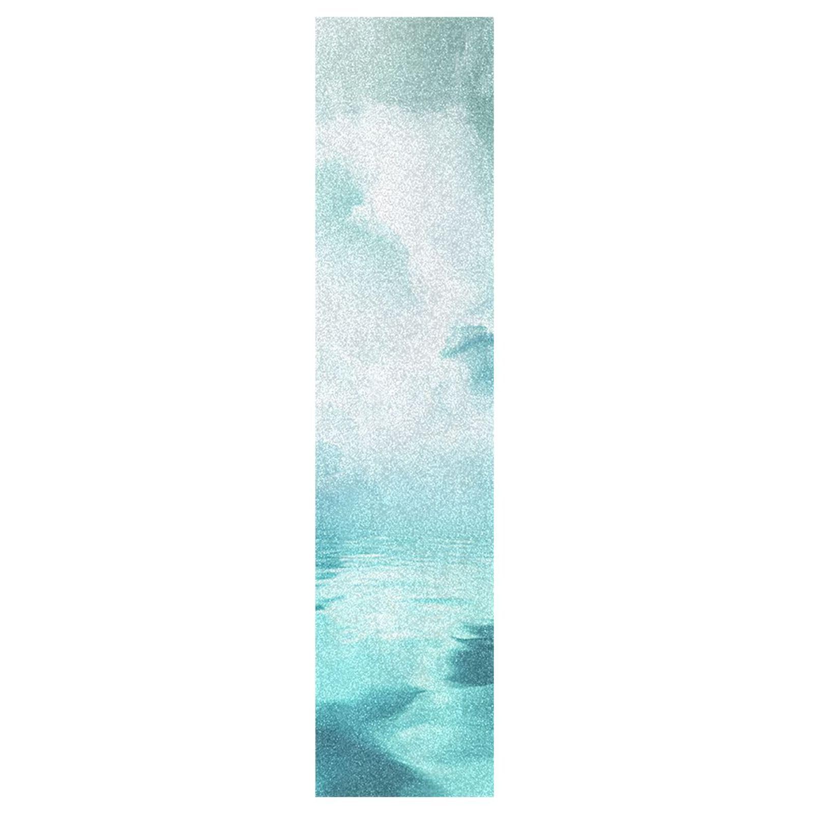 CEBUGI Blue Water Skateboard Grip Tape 33x9in Waterproof Tear-Proof Longboard Grip Tape Bubble Free Non-Slip Scooter Grip Tape for Girls Boys