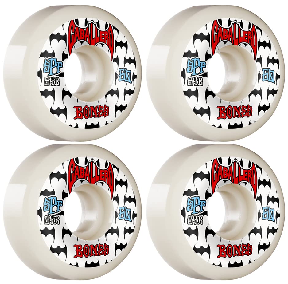 Bones Skateboard Wheels 60mm Caballero Cab Bats Sidecut SPF 84B (104A)