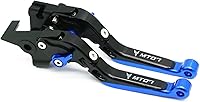 Vista 14 de Para Yamaha MT-07 FZ-07 FZ07 MT07 FZ 07 2014 2023 motocicleta ajustable plegable extensible embrague palancas de freno de embrague (color: corto)