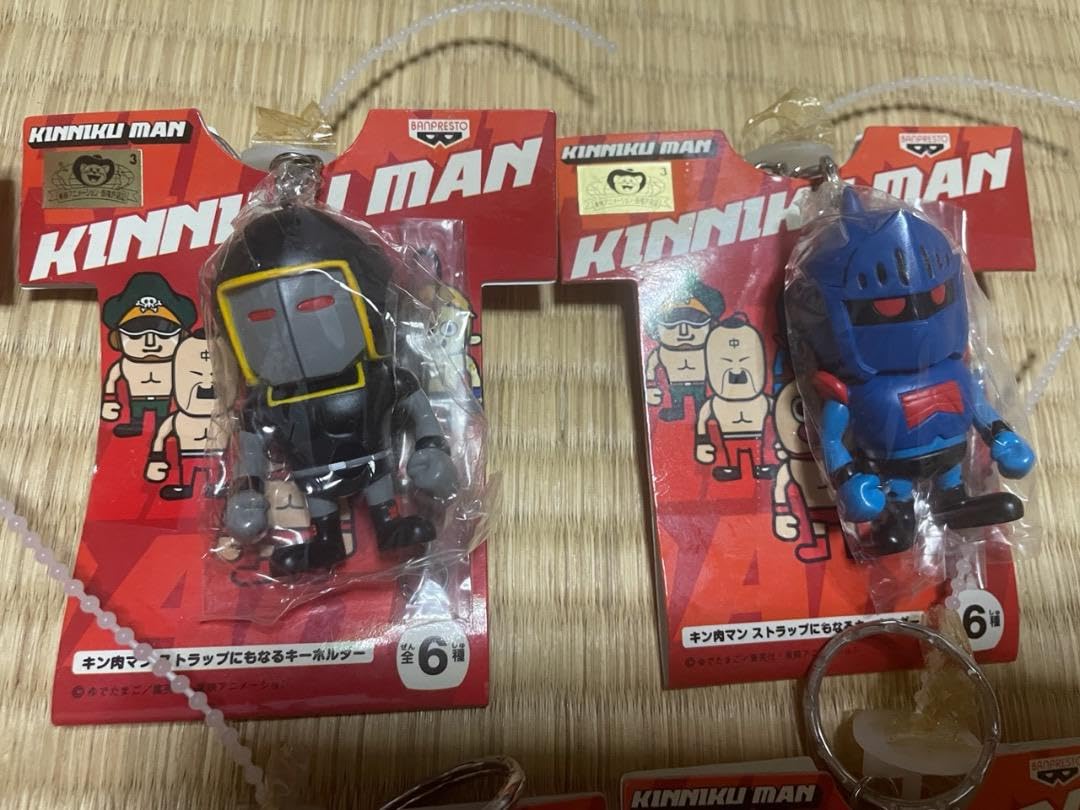 Amazon.co.jp: キン肉マン ストラップにもなるキーホルダー 全6種