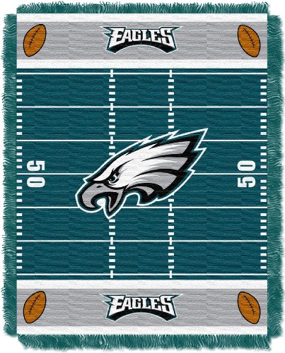 Image of Northwest NFL Unisex-Adult NFL 36-Inches-By-46-Inches Woven Jacquard Baby Throw Blanket