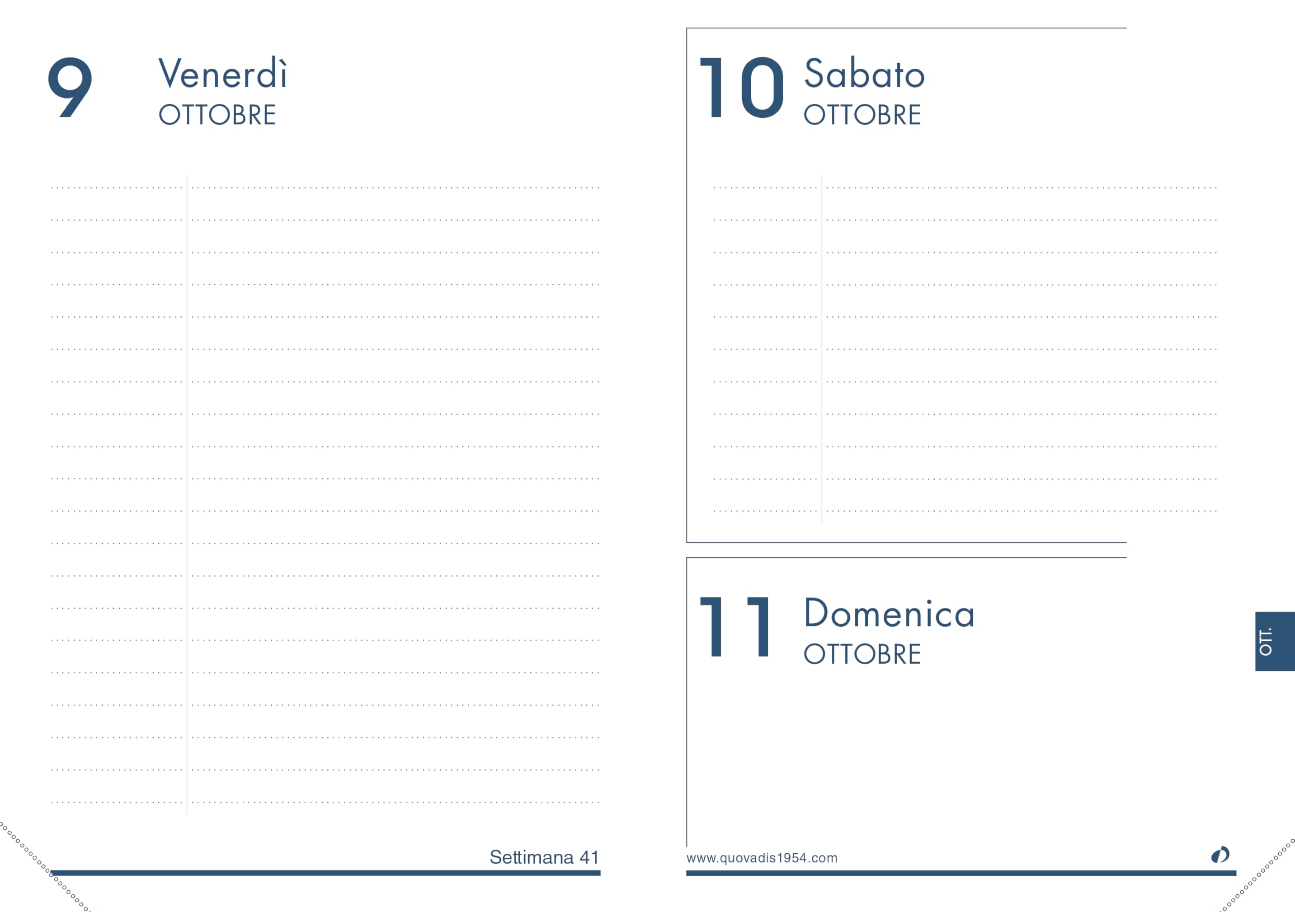 Agendas marca QUO VADIS modelo AG GIOR TEXT TROPIKA AZZUR 12X17 SC