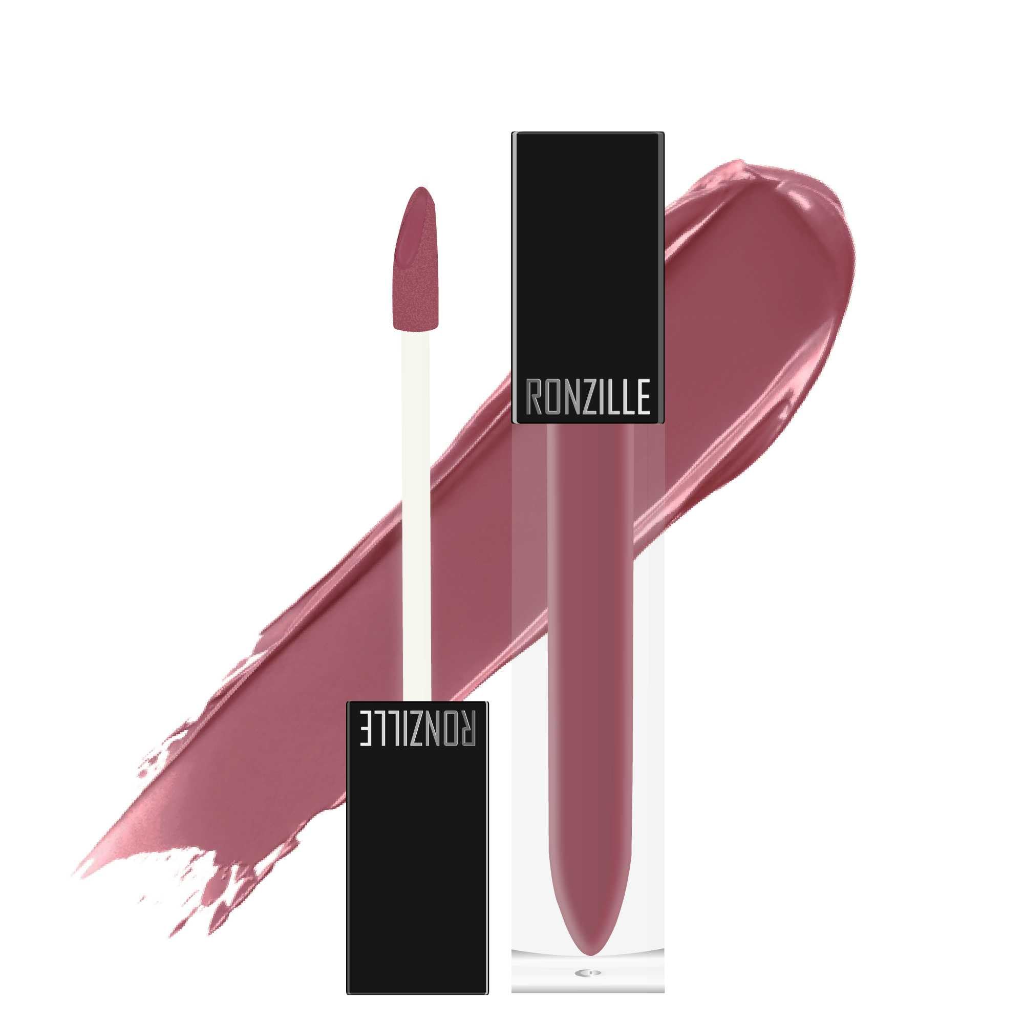 RONZILLE Liquid Mousse Lipstick With Vitamin E and Jojoba Oil 5ml (Nude Mith)-picture-12