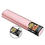 Metal Weekly Pill Organizer, Serfeymi Aluminum Daily Pill Box,7 Day Pill Case Travel Medicine Organizer,Pill Containers(Spare Gasket) for Vitamins, Fish Oils,Pills, Supplement(NO LID)- Pink