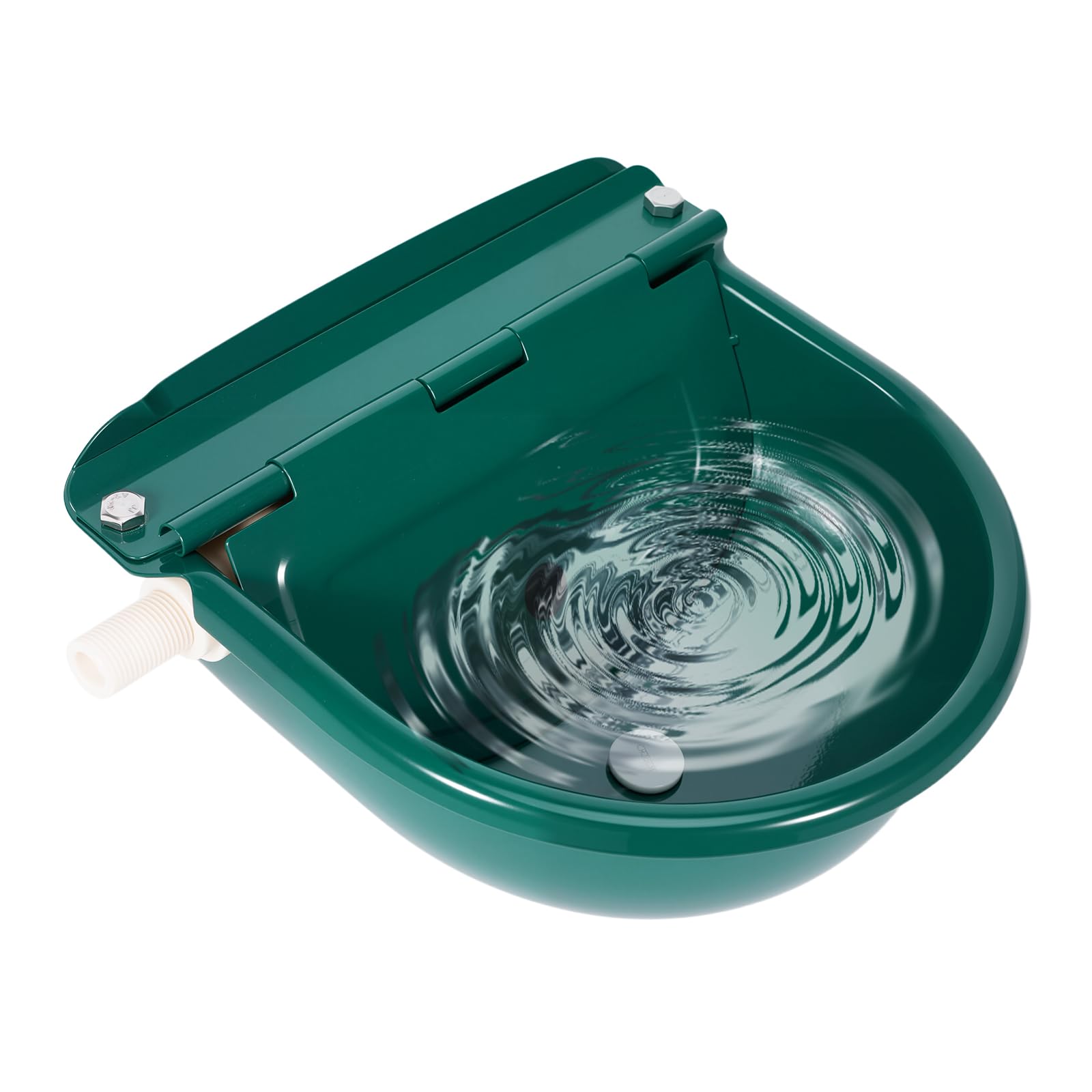 Automatische Tränke Für Kühe & Co. – 2,5 L Edelstahl-Schale Mit Schwimmerventil, Für Pferde, Schafe, Hunde
