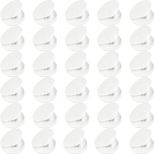 Weewooday 30 Soporte de agarre para teléfono con adhesivo de doble cara Soporte extensible para casi teléfonos (blanco)