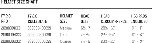 Miniatura 7 de F7 2.0 Collegiate Football Helmet