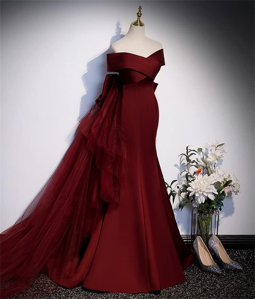 [JINZUOMA] レディース マーメイドドレス ウェディングドレス ドレス ワンピース ロングドレス 結婚式ドレス 花嫁ワンピー