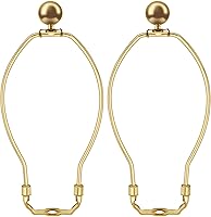 Vista 1 de Soportes de arpa para pantalla de lámpara, juego de 2 soportes de pantalla desmontables resistentes, accesorios de iluminación para lámparas de pie