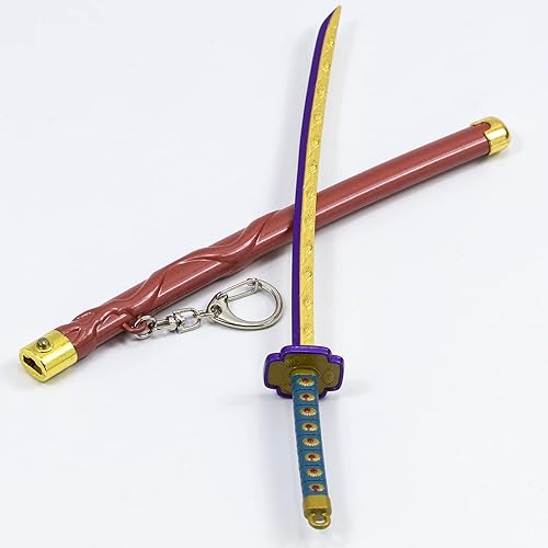 Miniatura 4 de Larmuroki 6 inches Anime Katana Sword, Comes with a Acrylic Figure Keychain, 10 inches Katana Sword Comes with a Sword Stand