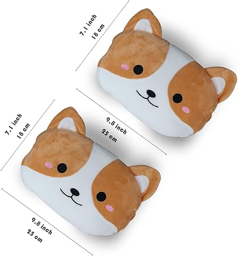 Vista 43 de Sexysamba Almohada para reposacabezas de automóvil, almohada de cuello de dibujos animados para automóvil, cómoda y suave para asiento de automóvil