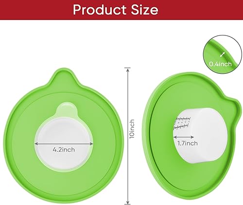 Miniatura 3 de Cuenco de vidrio compatible con KITCHENAID 4.55 QT batidora de pie de cabeza inclinable, con marcas de medición de tapa, permite colocarlo en el