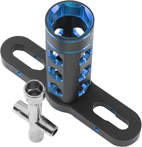 Miniatura 2 de Herramienta de automóvil RC de 0.669in Llave de rueda hexagonal con llave de enchufe hexagonal de 0.157in, 0.197in, 0.217in, 0.276in, compatible con