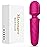 KINGWAND Handheld Personal Mini Massager - Waterproof, USB Rechargeable, 10 Vibration - Perfect on Back Legs Hand Pains and Sports Recovery(Rose red) Toy