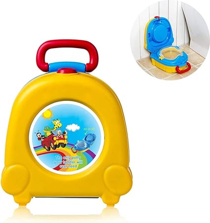 Hbiao Bebe Siege De Formation De Pot Bebe Toilette Mignon Voyage Voiture De Voyage Nourrissons Pot Pot Formation Enfants Pot Yellow Amazon Fr Bebe Et Puericulture