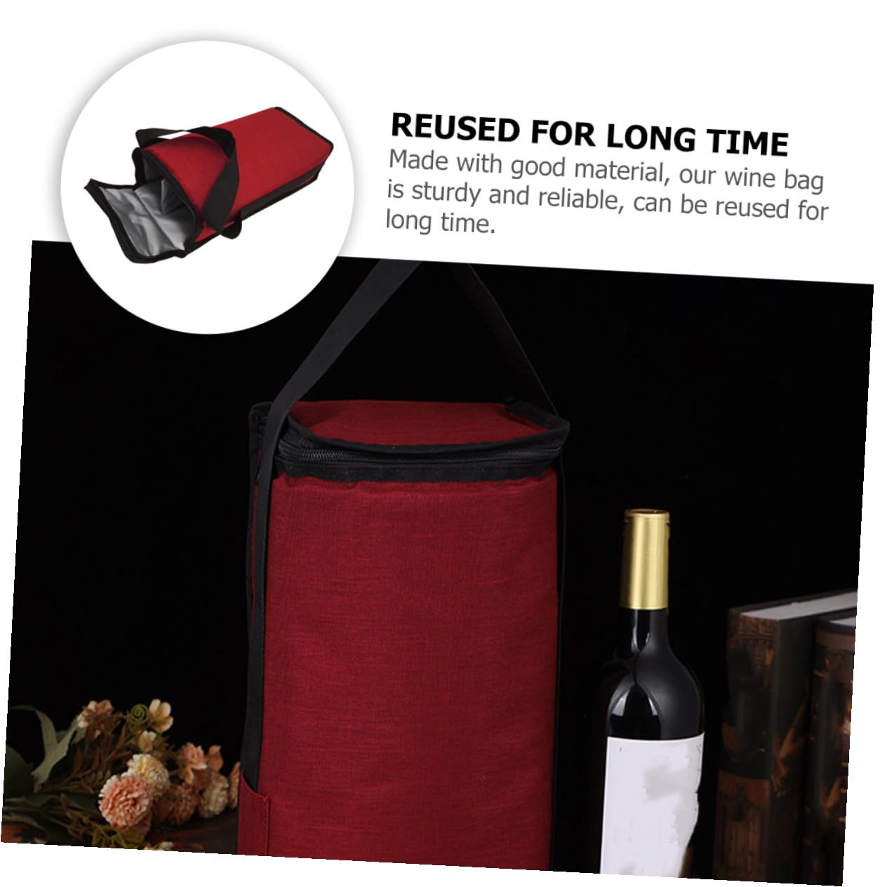 TOPBATHY 2piezas Bolsa De Aislante Portátil Compartimento Para Botellas Para y De Oxford Resistente