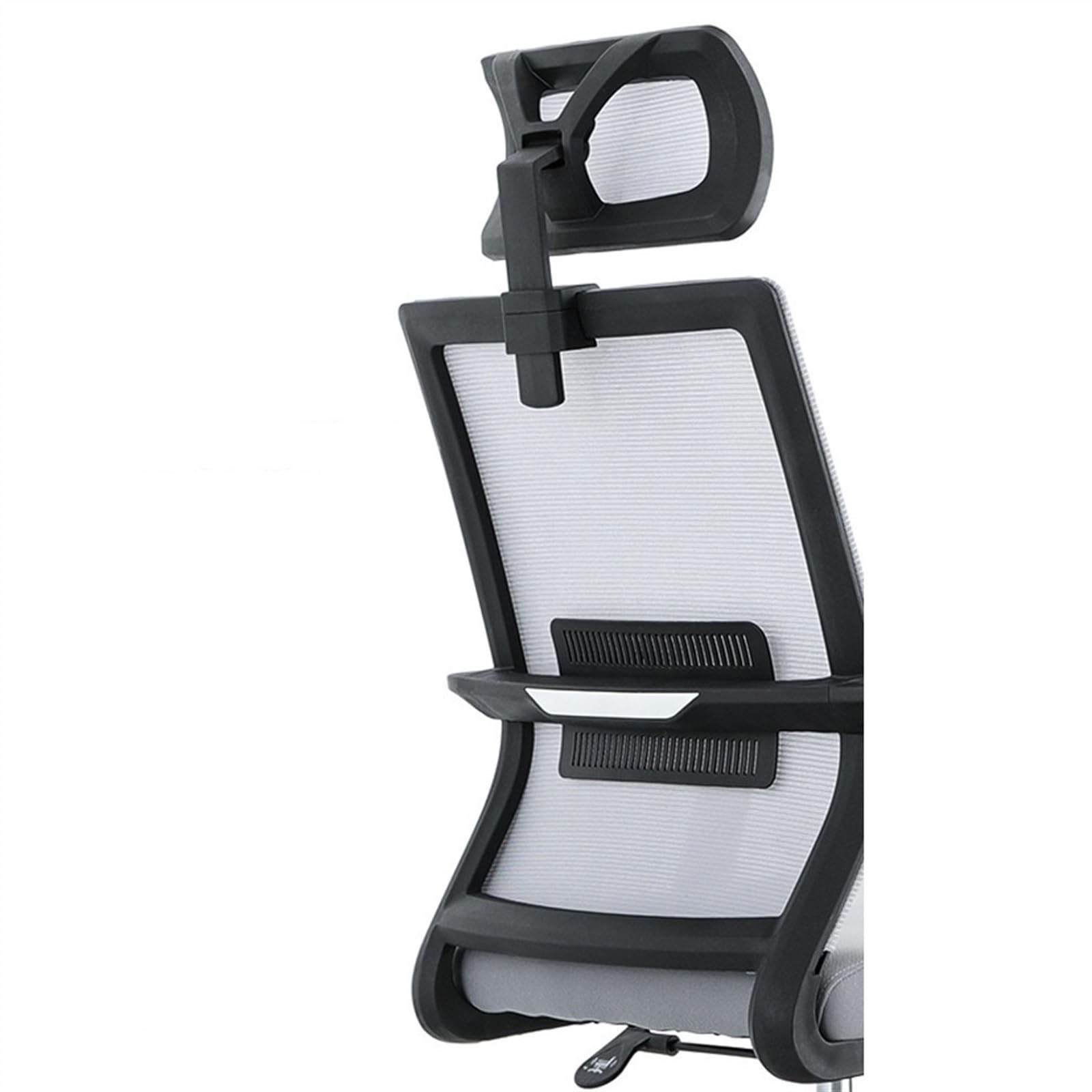 Chaise de Bureau Chaises de Travail pivotantes à Dossier Haut en Maille(Grigio)