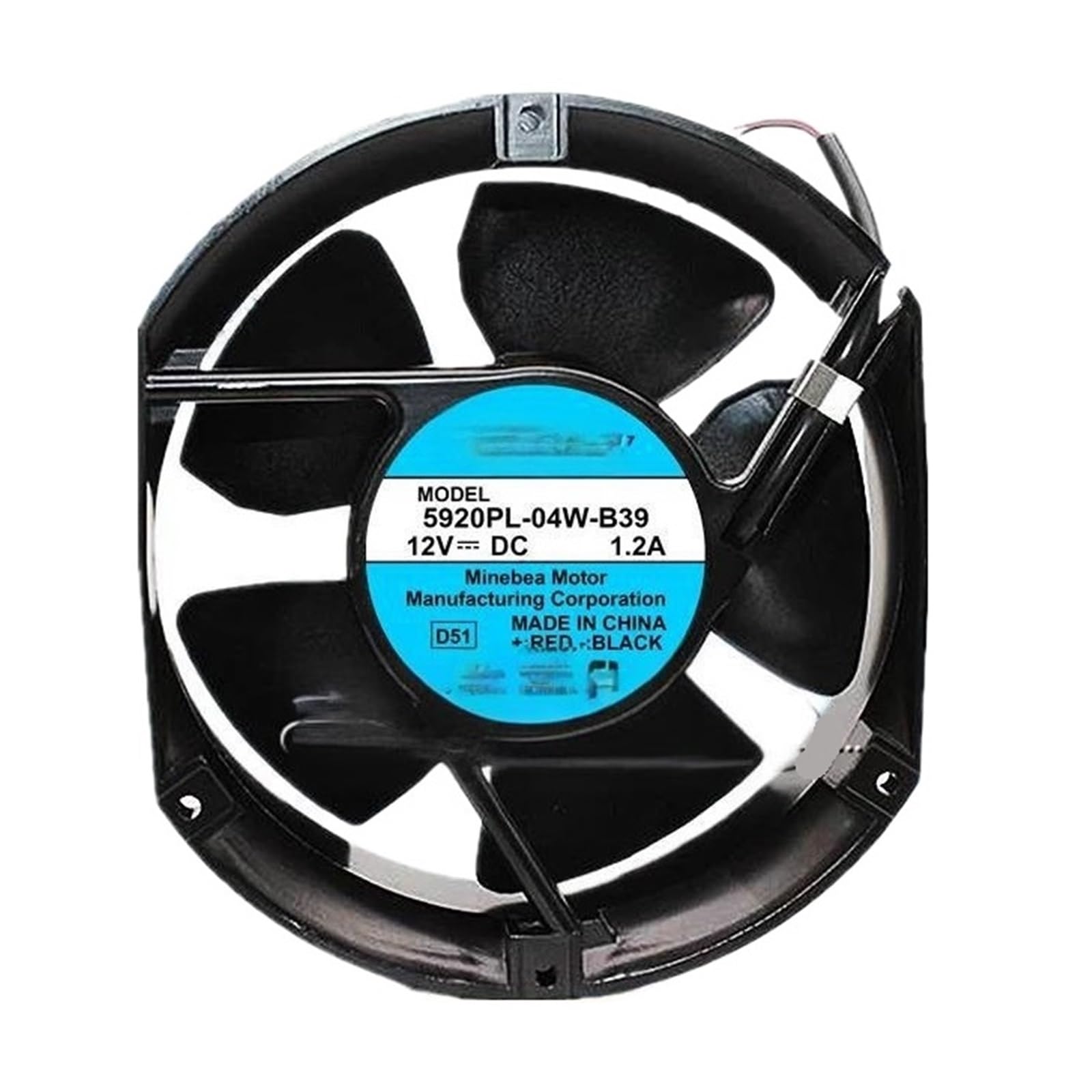 LZIKKGKI 5920PL-04W-B39 12V 1.2A 17251 172x172x51mm cooling fan