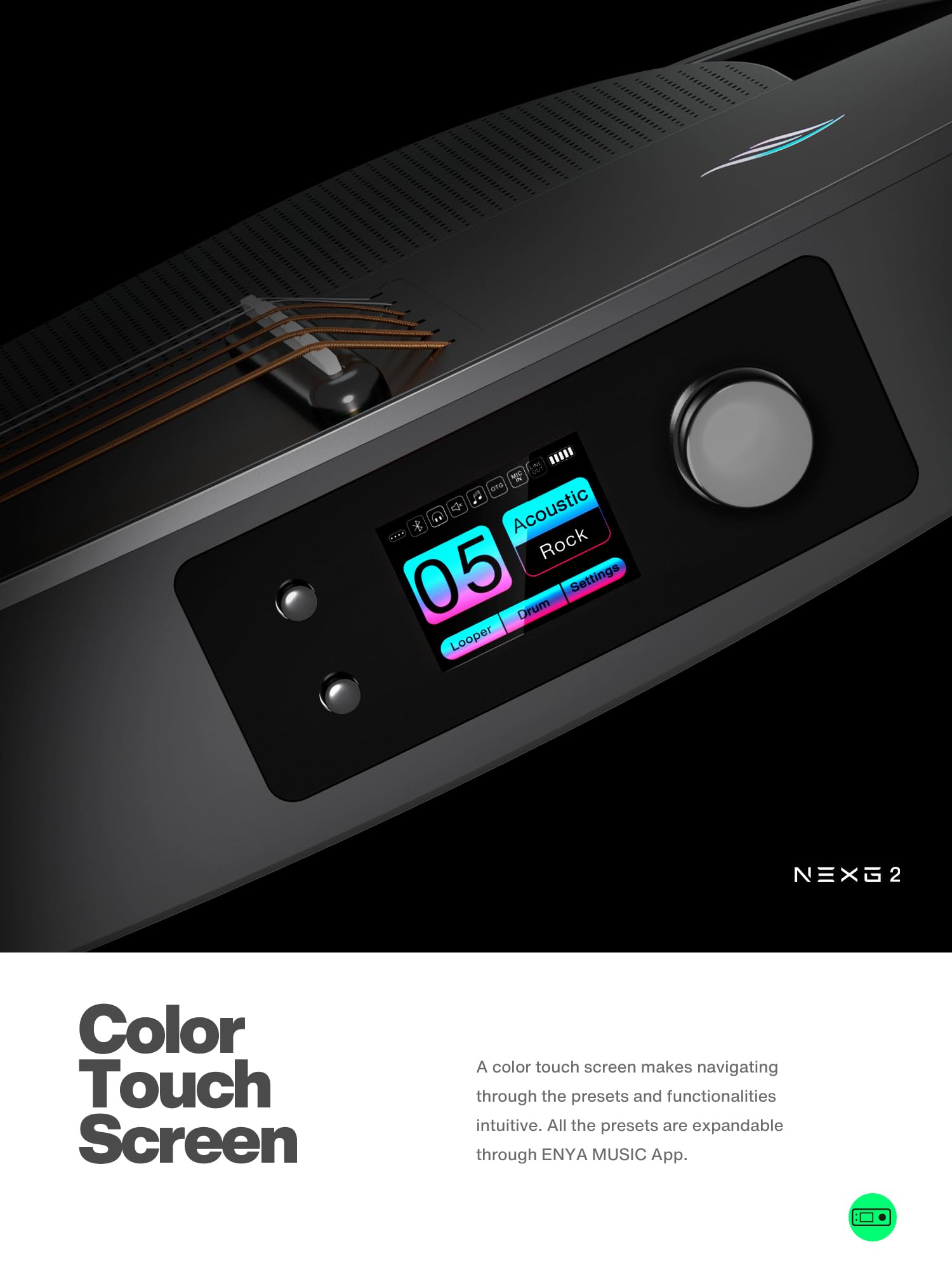 Amazon | Enya NEXG 2 ギタースタンド スマートオーディオギター専用