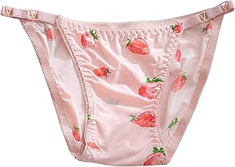 - Waist Sexy 1 Underwear Print Lingerie Women's Panties Women's Panties Ski Underwear Men's Set Short, pink, M
