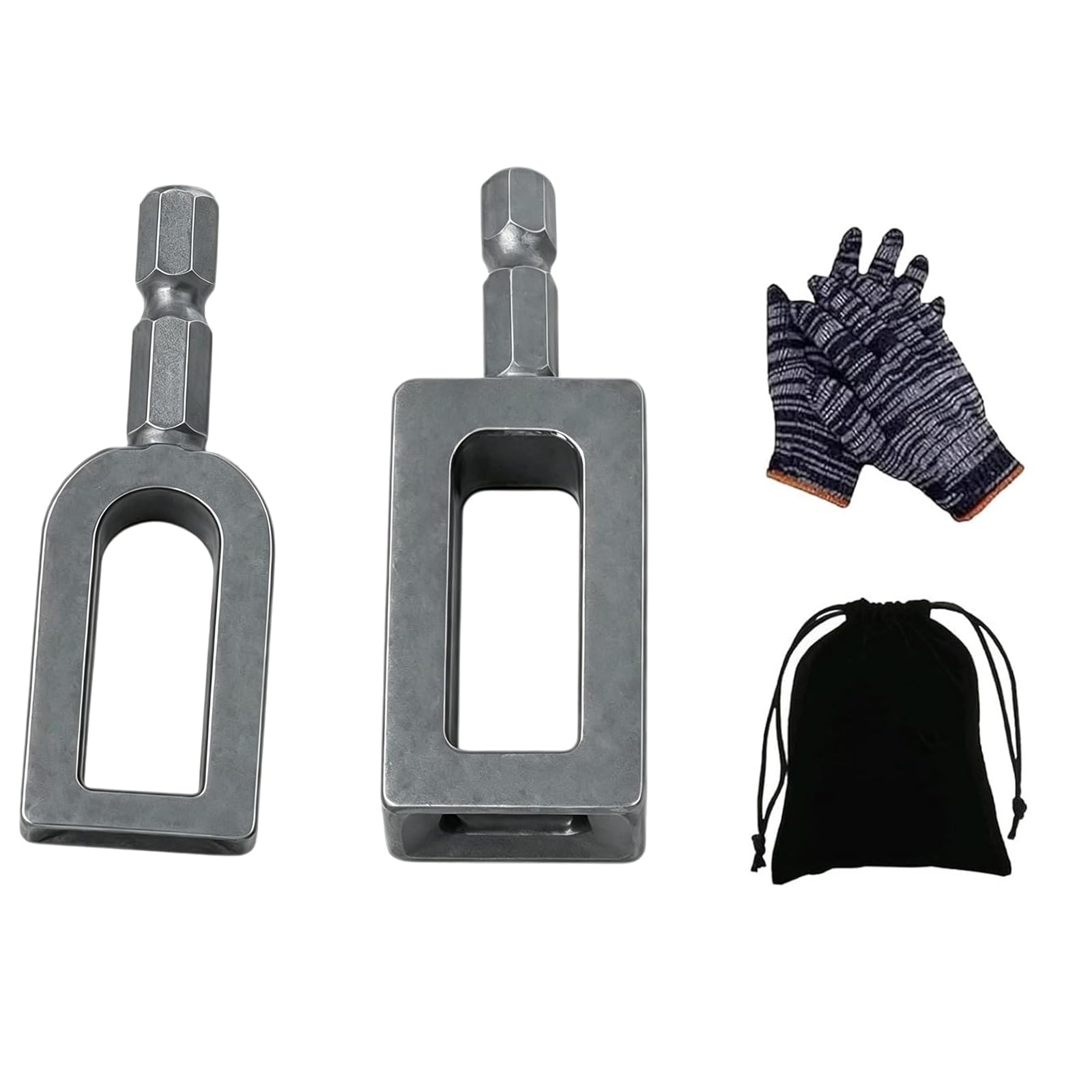 Tazizi Electric Drill Wire Twisting Tool Set, Wire Twisters Tool For Drill With 1/4" Hex-Shank, Wires Nut Twisters Knotter, For Fencing, Rebar-Tying, And Construction, For Universal-Drills