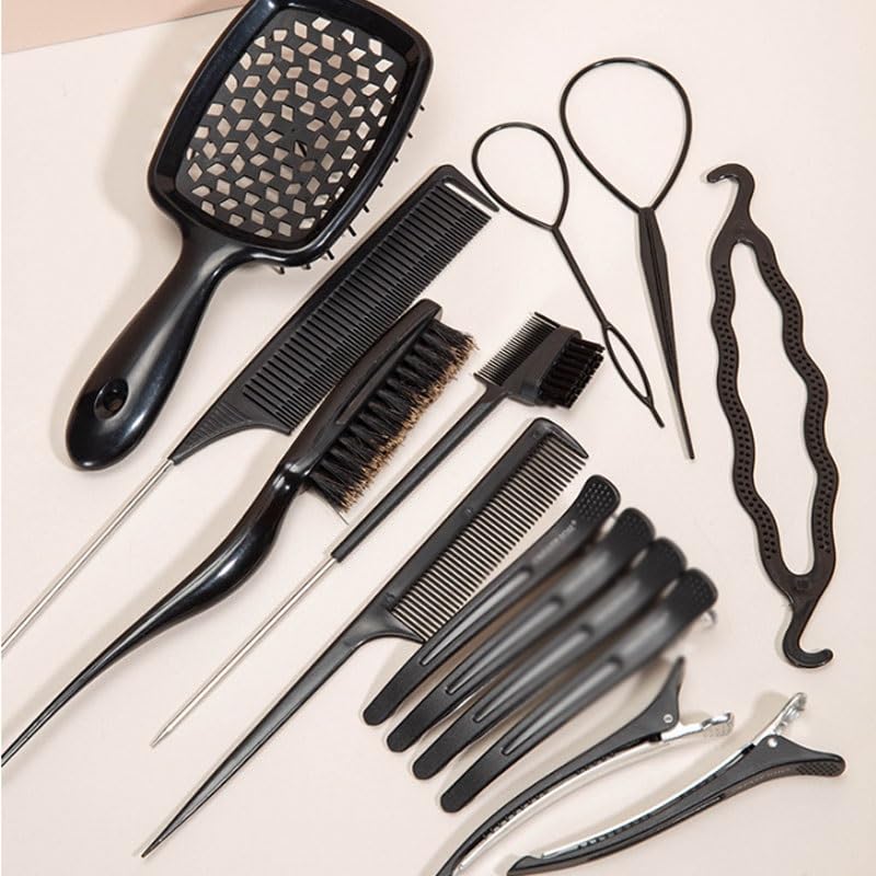 Hair Styling Comb Set Home Care Tools Clip