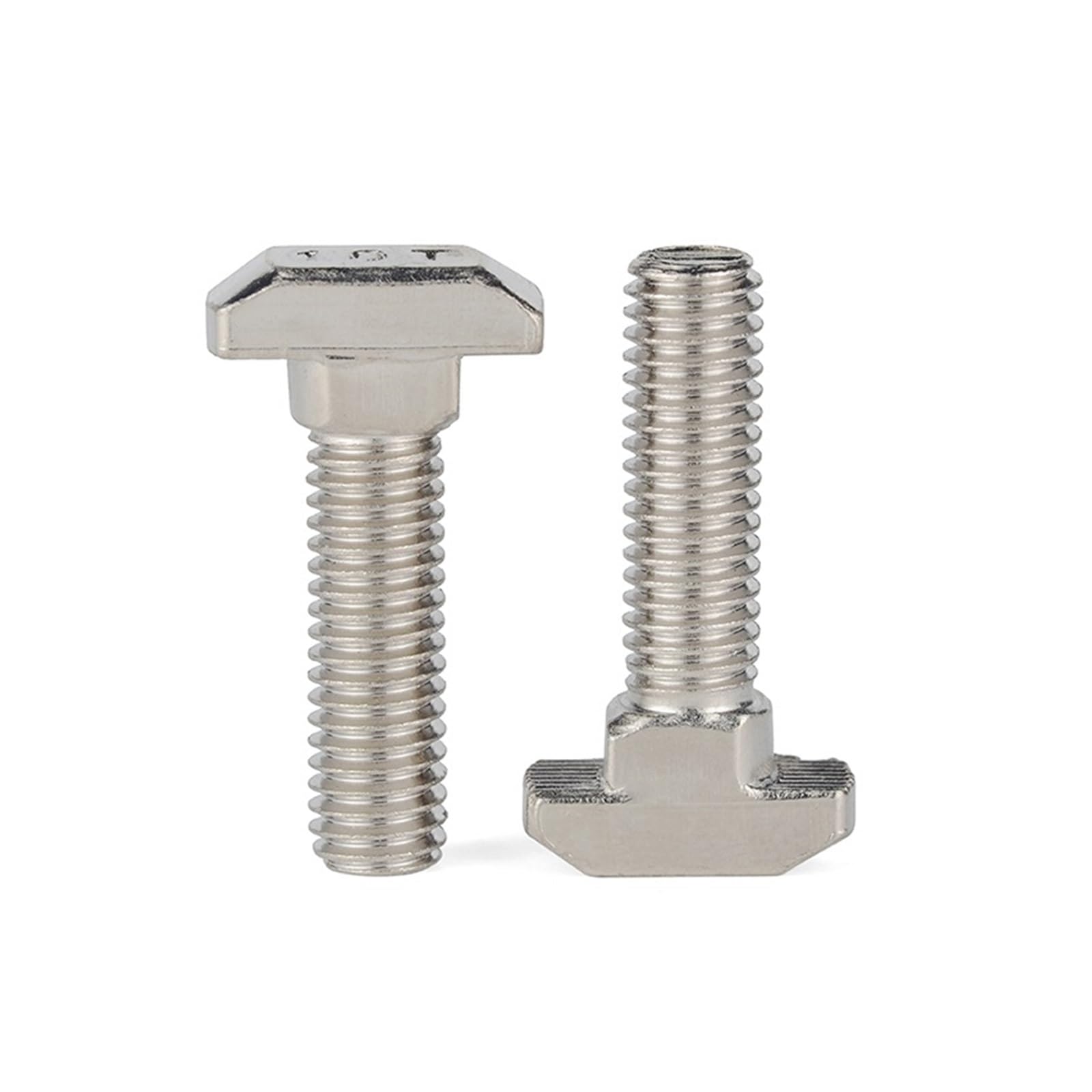 AMZBNEIDI Hammer Head T-Bolt set, T Bolt Stud Screw for Aluminum Profiles M5 M6 M8 Multiple Sizes Pack of 10(4545-M8-16mm)