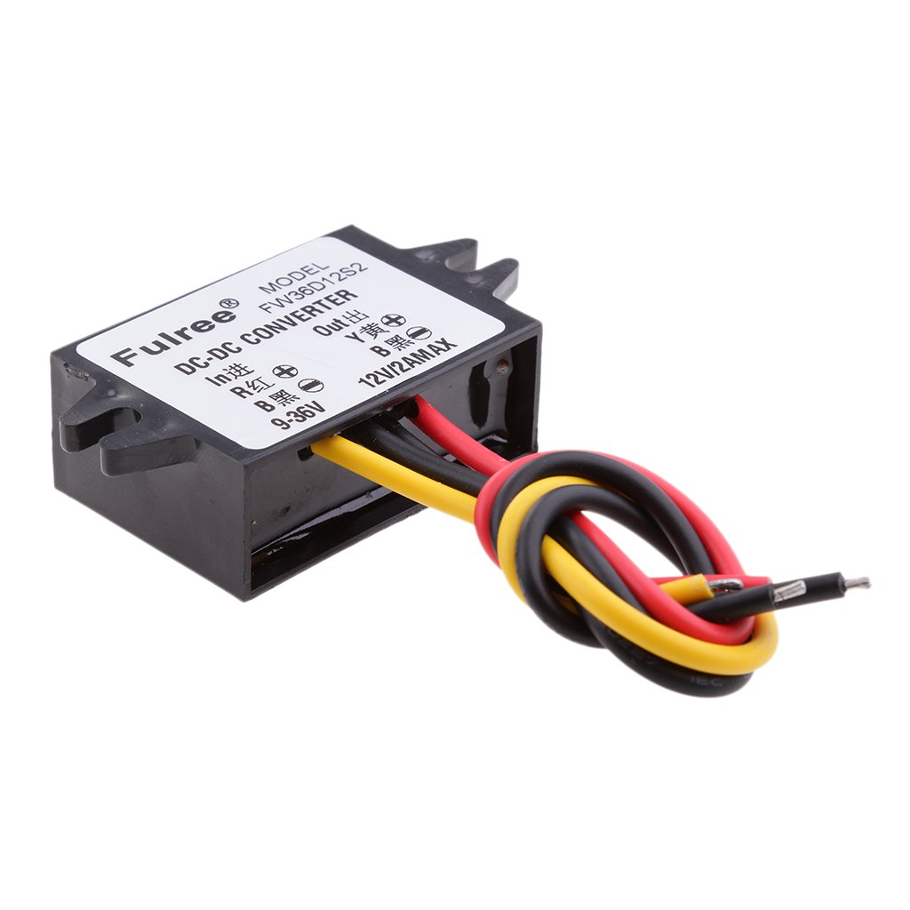 Optimuss DC 12V/24V to 12V 2A Reducer Converter Voltage Buck Regulator Power Waterproof Box-image-20
