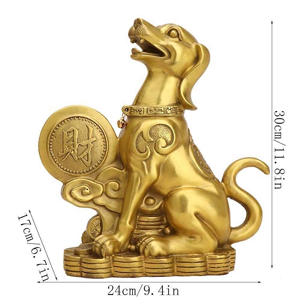 Rzeźba Ogrodowa, Figurki Słonia, Chińskie Figurki Z Czystego Mosiądzu, Figurki Zodiaku, Figurki Dekoracyjne Feng Shui Do Domu I Biura, Rzeźba Bogactwa I Szczęścia, Miniatura