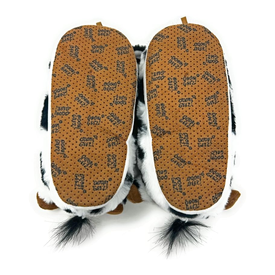 Image of Kids Animal Slippers, Soft Fuzzy Cozy House Shoes