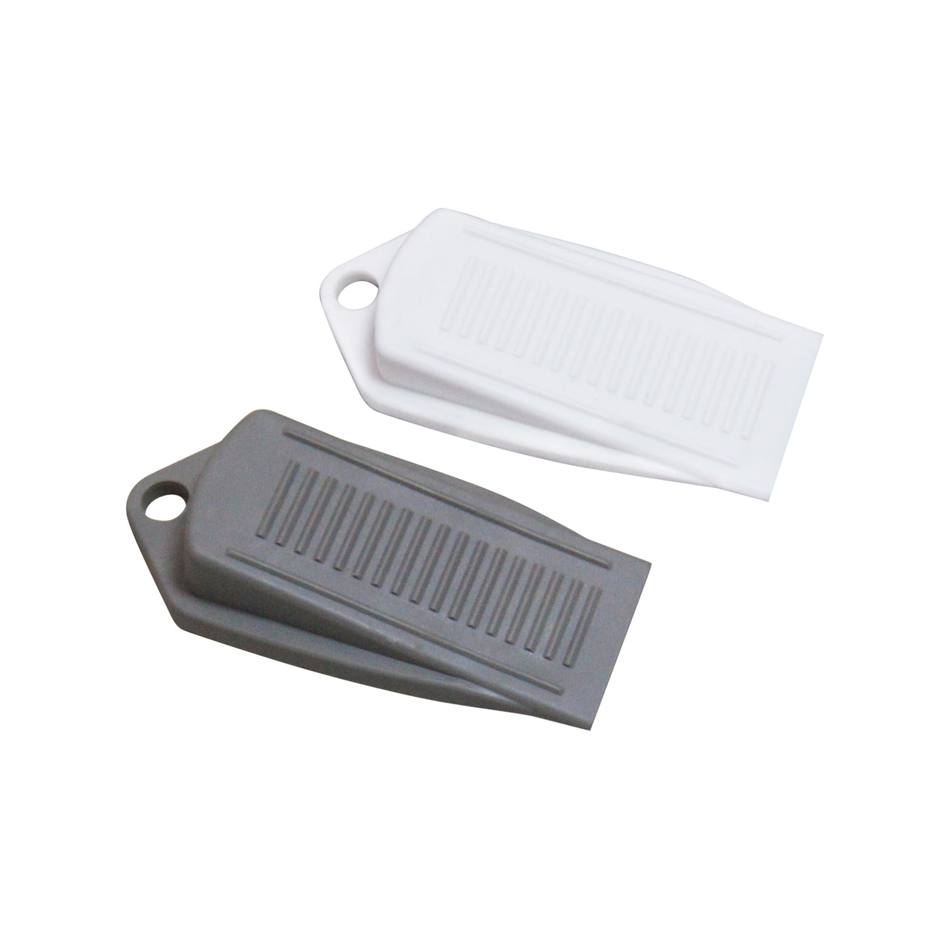 Rubber Door Stopper Wedge Jammer Window Furniture Non-Slip Home Office (White, 24)