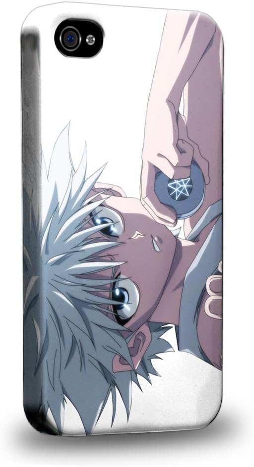 Case88 Premium Designs Hunter X Hunter Killua Zoldyck Protective Snap-on Hard Back Case Cover for Apple iPhone 4 4s